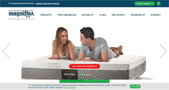 Desktop Screenshot of magniflex.cz