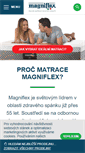 Mobile Screenshot of magniflex.cz